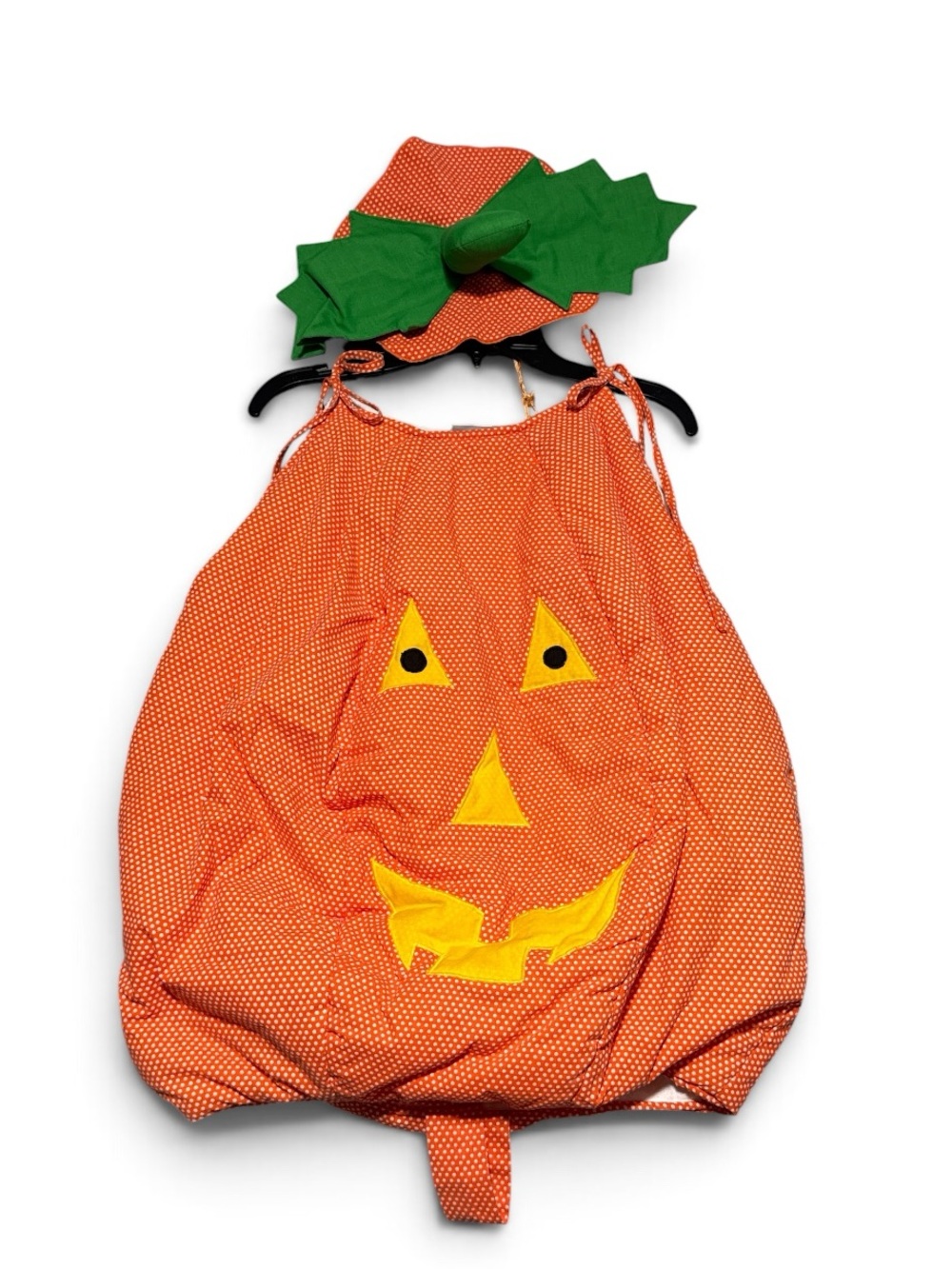🎃 Vintage Girls’ Pumpkin Halloween Costume – Size Large
